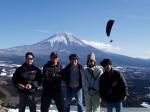 Paragliding Fluggebiet Asien » Japan,Shakushiyama Flight Area,Im Winter ist die Luft oft glasklar...