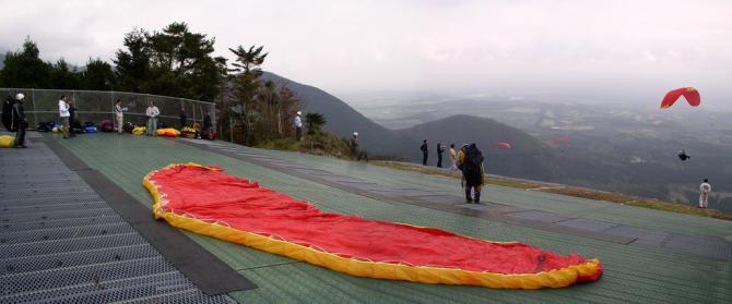 Blick über die "Startrampe"