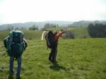 Paragliding Fluggebiet Europa » Schweiz » Luzern,Hasenberg,Blick vom Startplatz Richtung Adligenswil... Man siht auch das Ende der Strasse.
