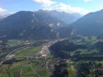 Paragliding Fluggebiet Europa » Schweiz » Graubünden,Präzer Alp Präzer Höhi,Blick Richtung Süden auf Thusis. Im Hintergrund die Via-Mala-Schlucht (15.09.07)