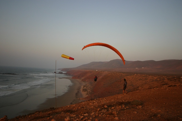 Abendsoaring beim Felsentor.