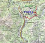 Paragliding Fluggebiet Europa » Schweiz » Tessin,Cima di Medeglia,Skizze der Startplätze (Volo libero Ticino)