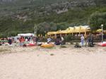 Paragliding Fluggebiet Europa » Portugal » Costa de Lisboa,Arrabida,Der Treffpunkt auf dem Strand.