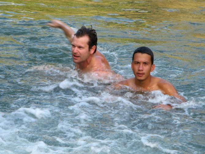 Erfrischendes Bad von Christoph