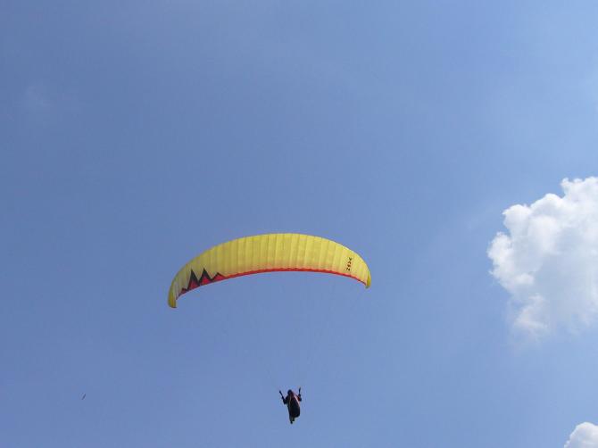 ...der Mario macht "den Abflug" ;-)