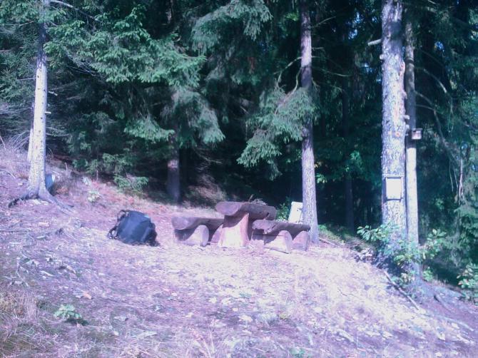 Rasten direkt neben dem Startplatz