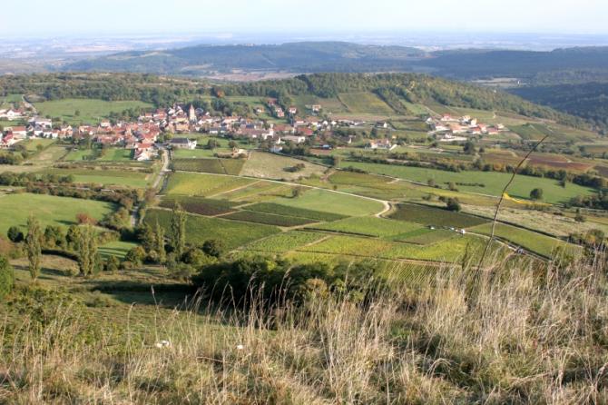 Blick vom Startplatz Richtung Meloisey.
©www.wurtz.ch