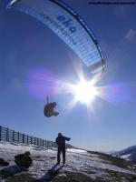 Paragliding Fluggebiet Europa » Österreich » Salzburg,Aineck,Startplatz Aineck im Winter