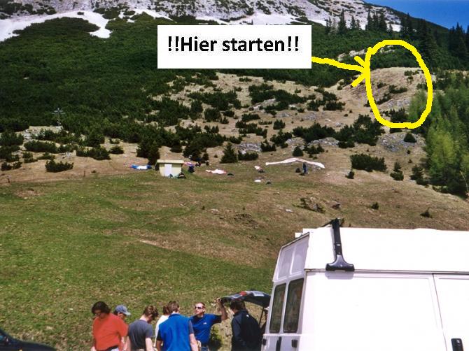 Startplatz Paragleiter