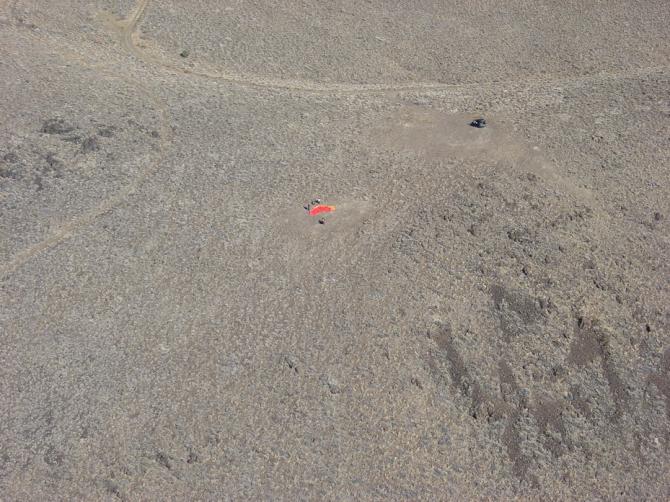 Start: eine kleine Fläche ist etwas "gerodet"