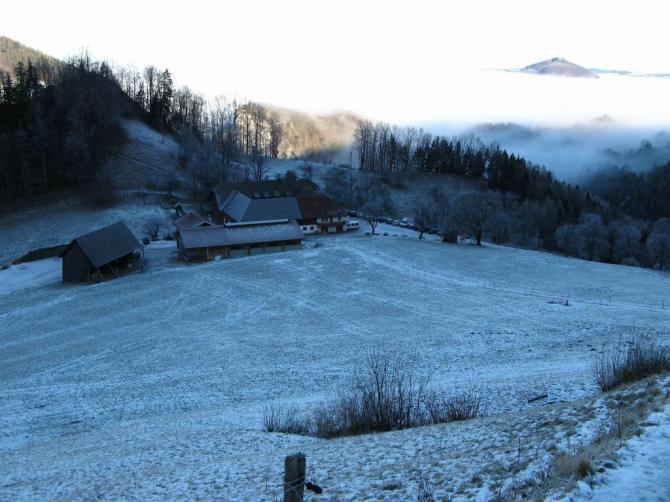 Ausgangspunkt Gasthaus Klausriegler mit Landewiese.