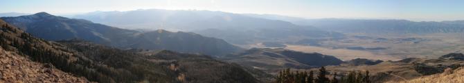 Panorama am Start (am Horizont: Mt.Edna)