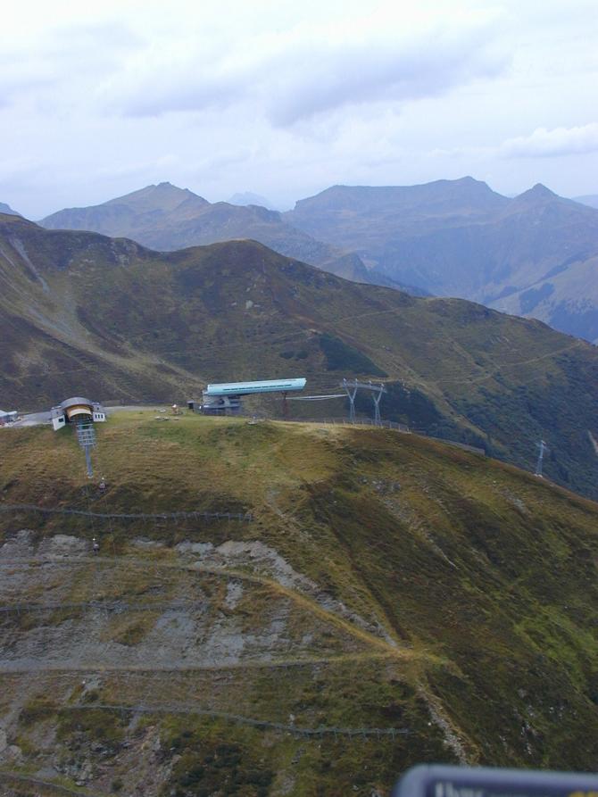 Zwölfer: Startplatz unmittelbar neben der Bergstation der Gondelbahn