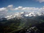 Paragliding Fluggebiet Europa » Österreich » Salzburg,Stubnerkogel,rechts unten ist der Flugberg Rossbrand, im Hintergrund der Dachstein zum greifen nah.