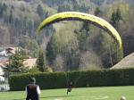 Paragliding Fluggebiet Europa Österreich Vorarlberg,Hochjoch - OEAV-Gästehaus Schrunsblick,U- Turn Obsession bei Zielpunktlandung in Schnifis