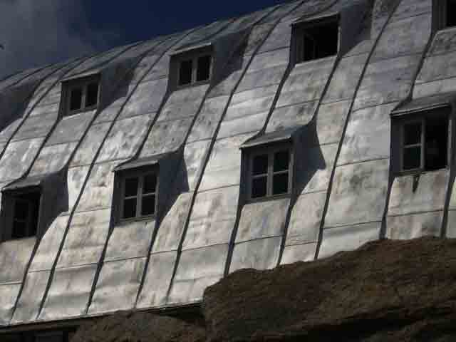 roof of refugio - nice architecture