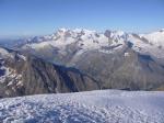 Paragliding Fluggebiet Europa » Schweiz » Wallis,Weissmies, Saas Fee,Gipfelblick Süd