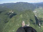 Paragliding Fluggebiet Europa » Slowenien,Studor,Studor Startplatz im Bild oberhalb vom Schuh
