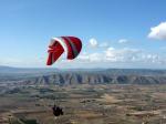 Paragliding Fluggebiet ,,auf Startplatzhöhe Blick Richtung NW