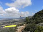 Paragliding Fluggebiet Europa » Spanien » Valencia,Collado de la Peña Rubia,Blick Richtung Landeplatz