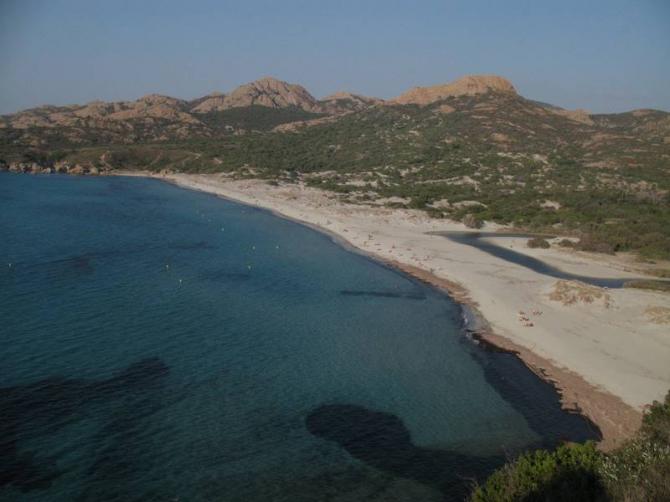 Strand von Ostriconi , eine Landemöglichkeit.