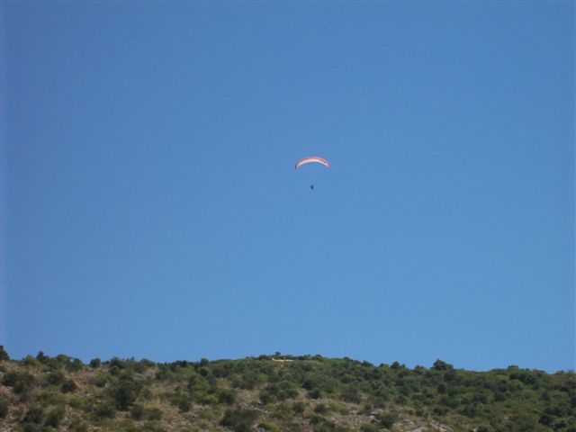 Startplatz vom Landeplatz aus gesehen.
