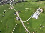 Paragliding Fluggebiet Europa Österreich Tirol,Schönjoch,Aktueller Landeplatz in Fiss. Leider etwas kleiner geworden :(
