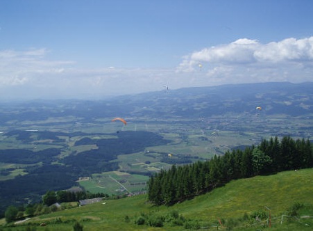 Blick vom Startplatz Goding