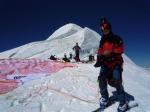 Paragliding Fluggebiet Europa » Schweiz » Wallis,Bishorn,Kurz vorm Start mit Dank an Peter Und Christian