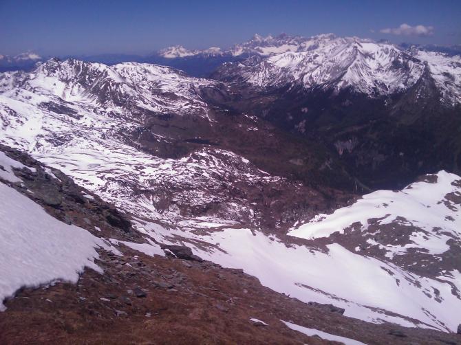 Blick von oberster Startmöglichkeit am Gr. Gurpitscheck Ri. Nordosten