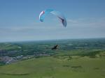 Paragliding Fluggebiet Europa England ,Mt.Caburn,Blick Ritg Lewes
