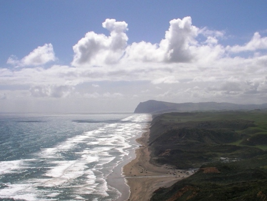 Von hier sind es noch 13km bis zum 450m hohen Maunganui Bluff.