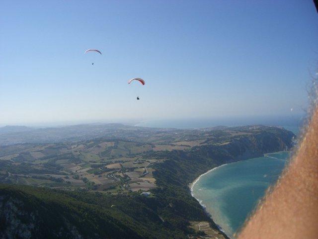 Soaring bis zum Monte Conero hoch