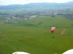 Paragliding Fluggebiet Europa Rumänien ,Sumuleu (Schomlauberg),In der Abendthermik