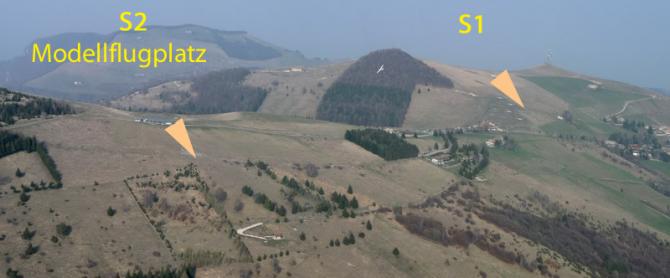 Startplätze -Übersicht
S2 - Modellflugplatz