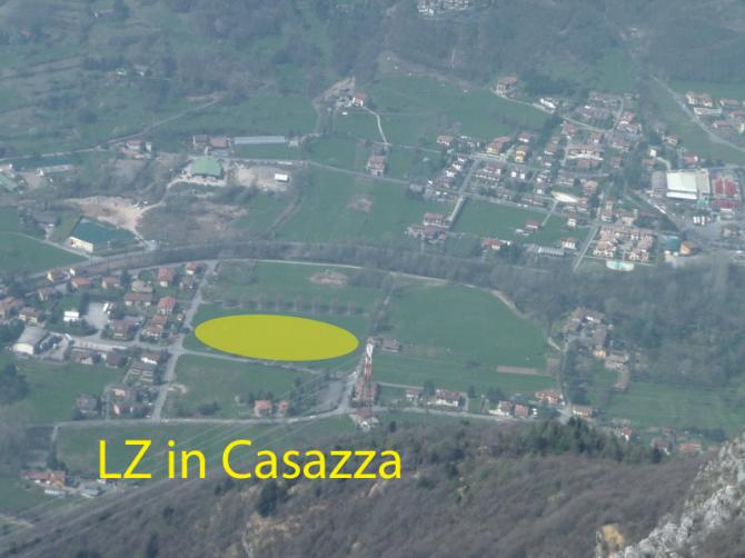 Landeplatz in Casazza