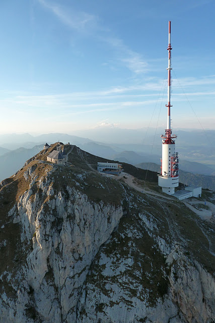 Sonnenuntergang am Dobratscher Gipfel.