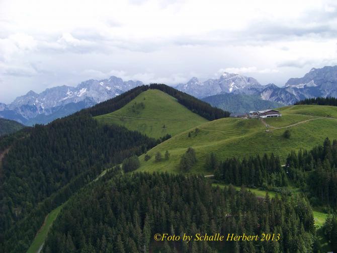 Startplatz gleich neben der Bergstation
