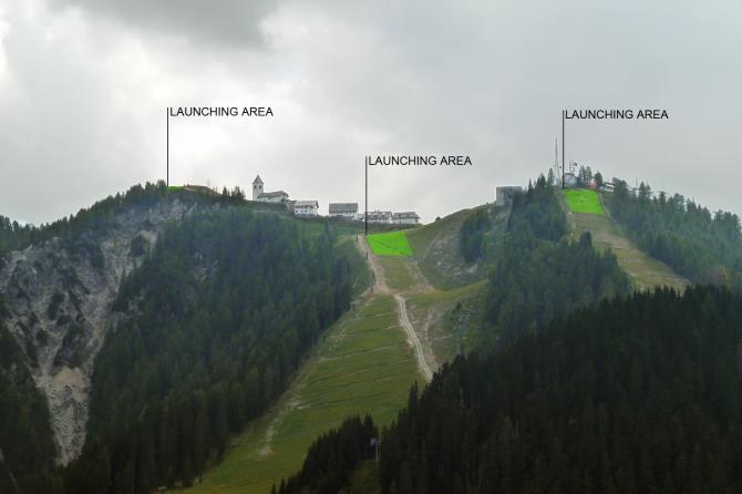 Startplätze am Monte Lussari