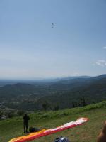 Paragliding Fluggebiet Europa Italien Piemont,Santa Elisabetta,Am SP Belice, Blick Richtung SW. Juli 2012, T.Uhlmann