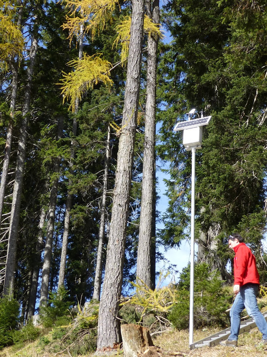 Wetterstation am Startplatz