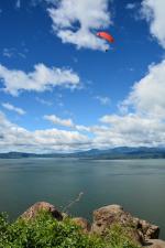 Paragliding Fluggebiet Nordamerika » USA » Oregon,Hagelstein,Blick Ritg West über den Upper Klamath Lake