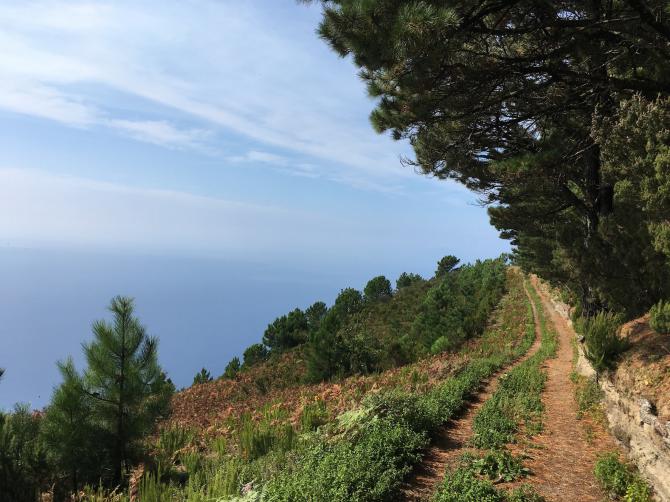 Startplatz Richtung Süden am Monte Fossa