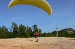 Paragliding Fluggebiet Asien Türkei ,Cebeli Reis Mountain,Start auf dem riesigen Startplatz.