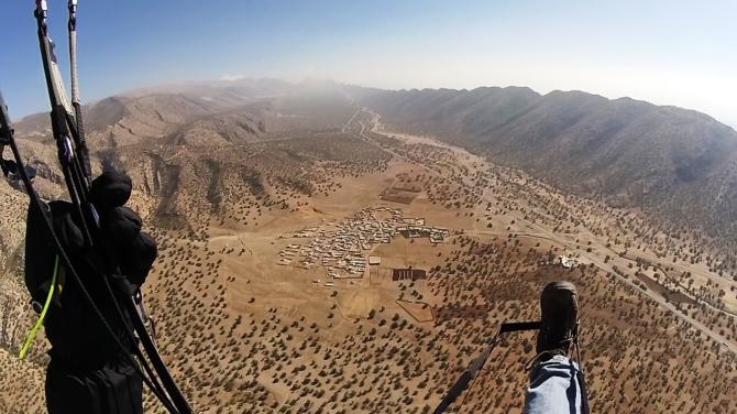 Thats where you need to land, enough space.  And no cactuses, just lovely Iranian people welcoming you and inviting you for tea.