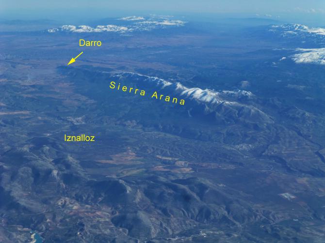 Das FG aus der Luft (ca 33'000ft)