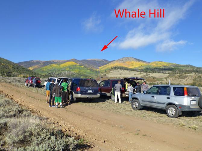 Blick vom (möglichen) LP zum Whale Hill