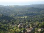 Paragliding Fluggebiet Europa Frankreich Korsika,Cervione,Landeplatz von der Straße (nähe Apotheke) aus gesehen.