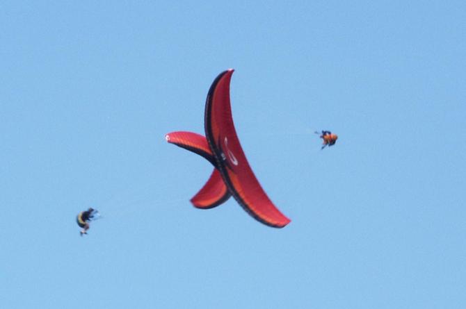 Impressionen Akro-SM 2009 in Beckenried (29.08.09) - Synchron-Spirale at it´s best
