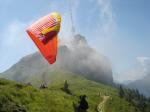 Paragliding Fluggebiet ,,Start vom Kastensattel